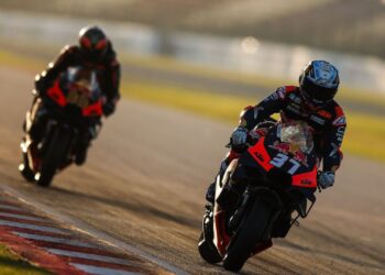 Pedro Acosta, piloto da MotoGP, durante etapa de Barcelona