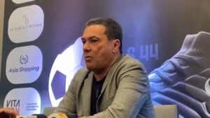 Vanderlei Luxemburgo durante 1º Congresso Futebol e Finanças