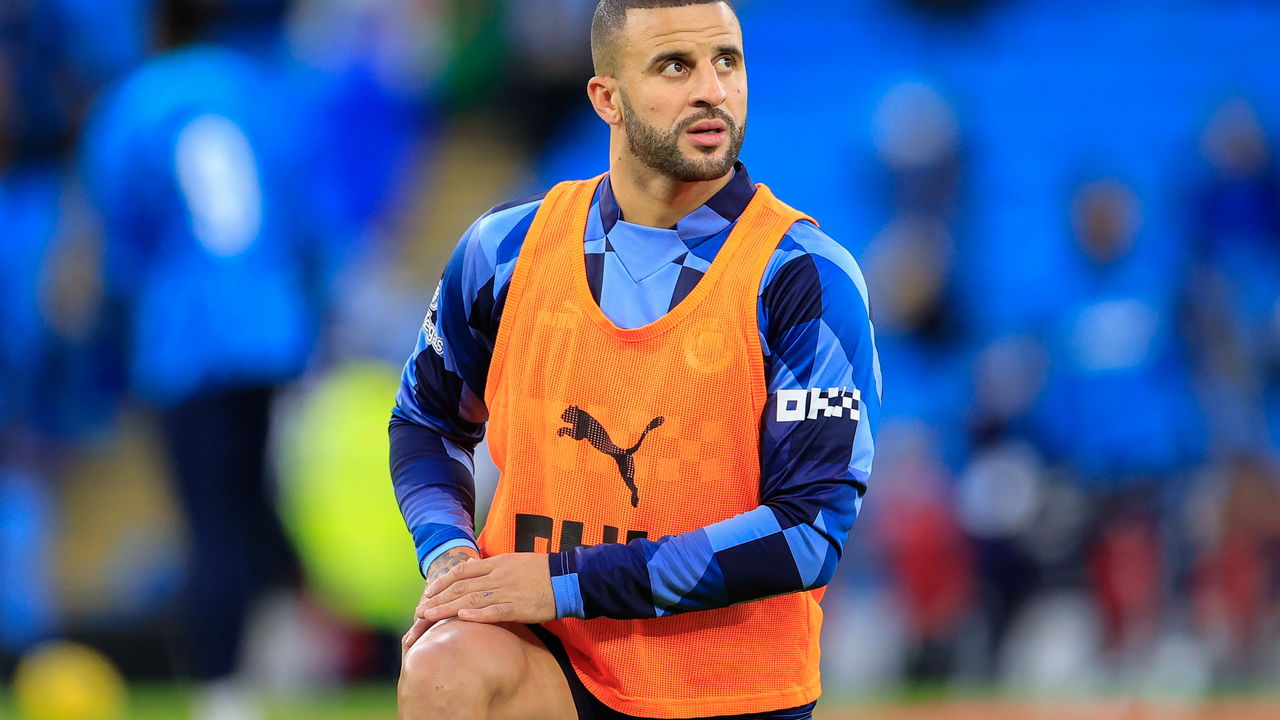 Jogador Kyle Walker do Manchester City - Créditos: depositphotos.com / operations@newsimages.co.uk