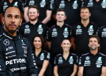 A despedida de Lewis Hamilton da Mercedes. Fonte: @f1