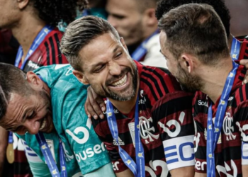 Diego RIbas foi capitão do Flamengo em 2019. Fonte: @diegoribas10