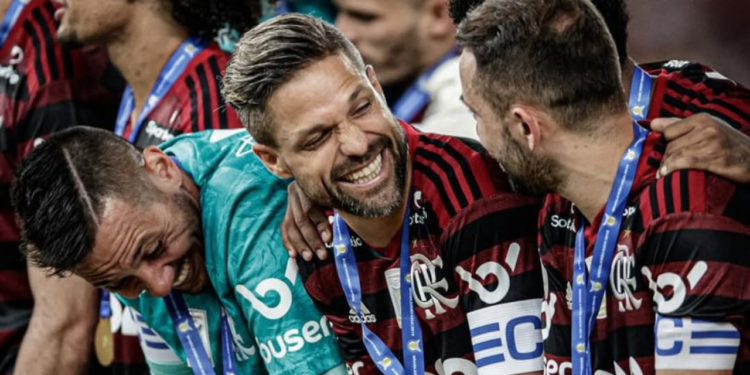 Diego RIbas foi capitão do Flamengo em 2019. Fonte: @diegoribas10