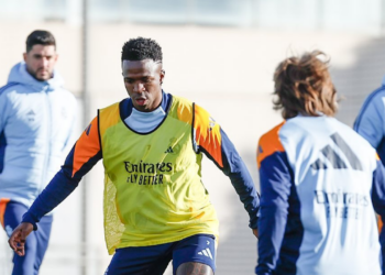 Vinicius Junior se recupera de lesão. Fonte: @realmadrid