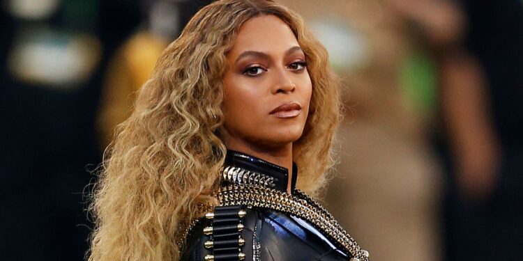 Beyoncé, cantora norte-americana.