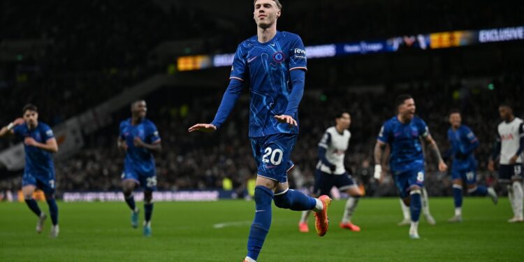 Cole Palmer comemorando gol pelo Chelsea - Fonte: @colepalmer10