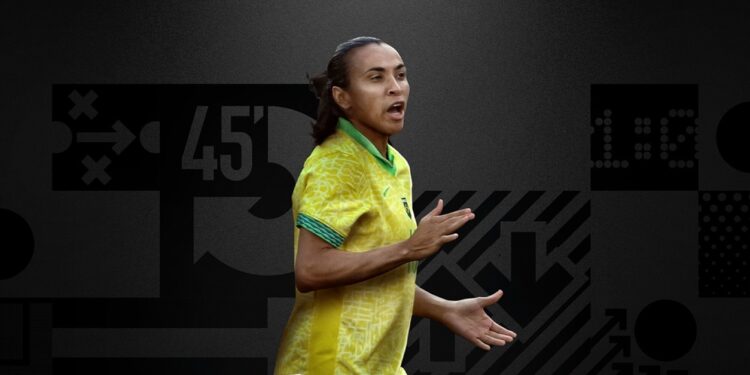 Publicação da Fifa após Marta ganhar o prêmio Marta - Fonte: @fifawomensworldcup