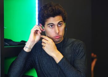 Gabriel Bortoleto em seu primeiro dia de testes na Sauber