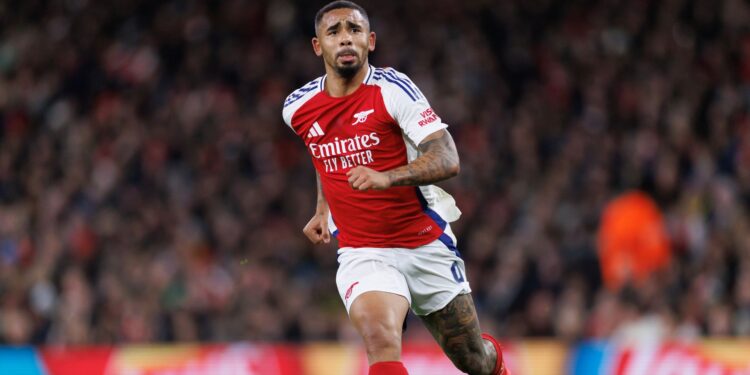 Gabriel Jesus no Arsenal.