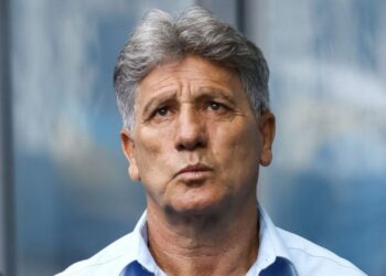 Renato Gaúcho comandando o Grêmio