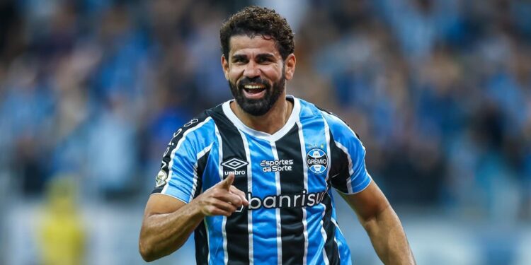 Diego Costa no Grêmio - Fonte: @gremio