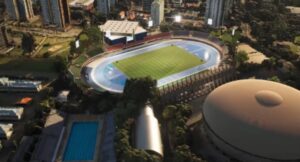 Estádio Ícaro de Castro Mello visto de cima - Fonte: @habitacaosp