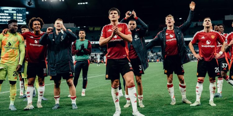 Equipe do Manchester United - Fonte: @harrymaguire93
