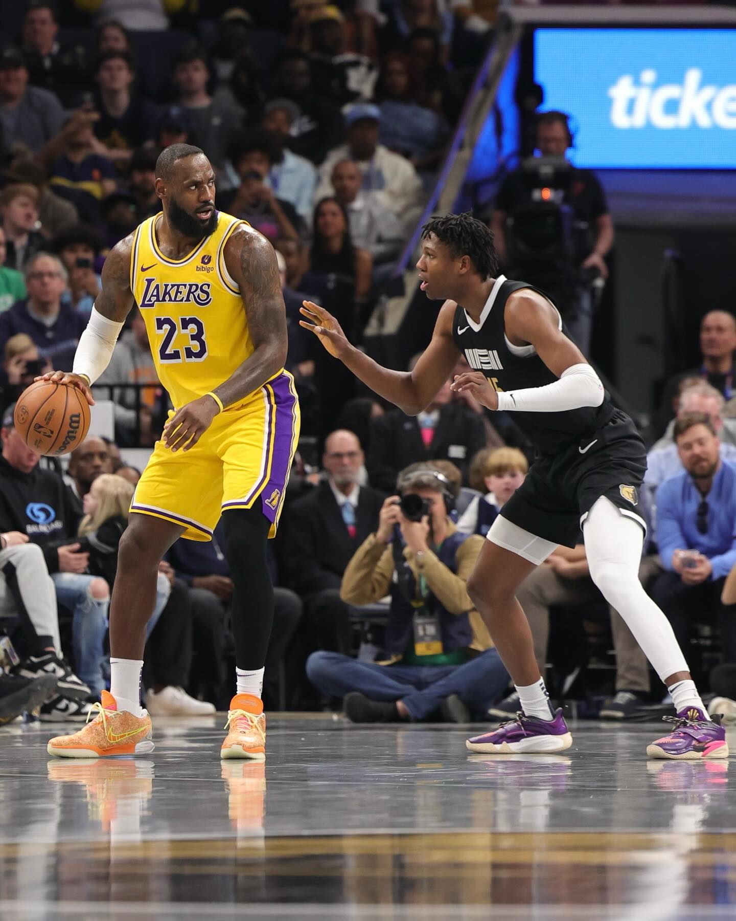 Lebron James jogando pelo Lakers - Fonte: @kingjames