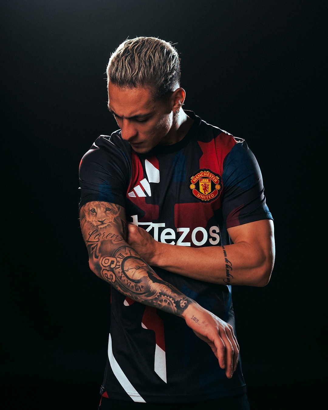 Antony, jogador do United - Fonte: @manchesterunited