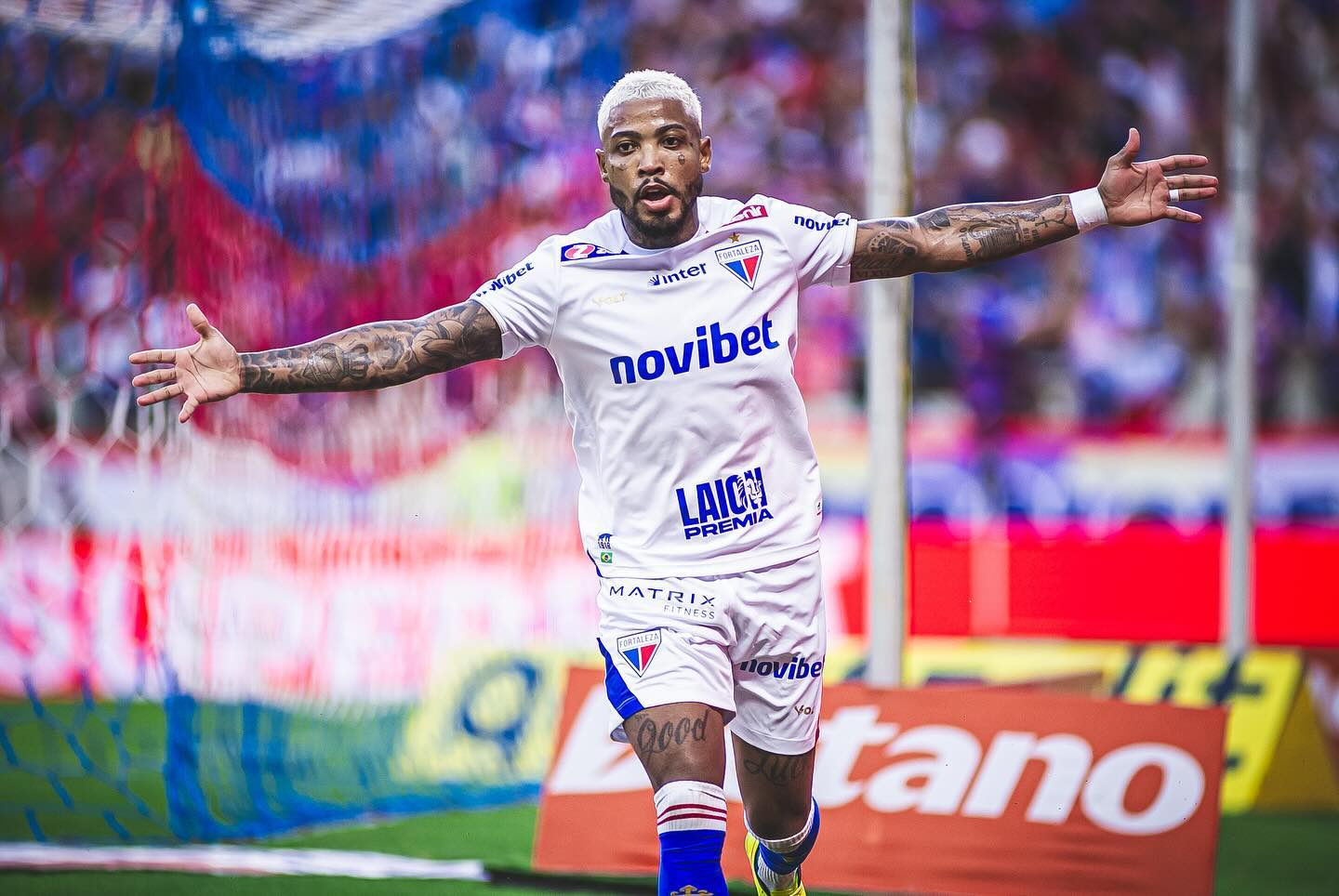 Marinho comemorando pelo Fortaleza - Fonte: @marinhooficial