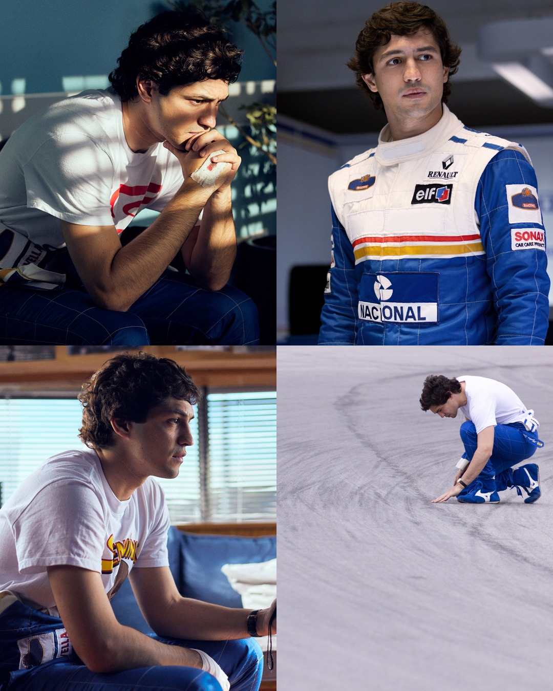 Imagens da série do Ayrton Senna - Fonte: @netflixbrasil
