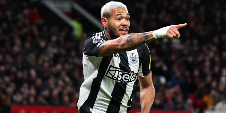 Newcastle vence com gol de Joelinton.