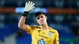 Carlos Moreno, goleiro do Pachuca, após a última derrota para o Juarez