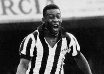 Pelé no Santos.