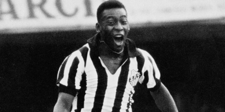 Pelé no Santos.