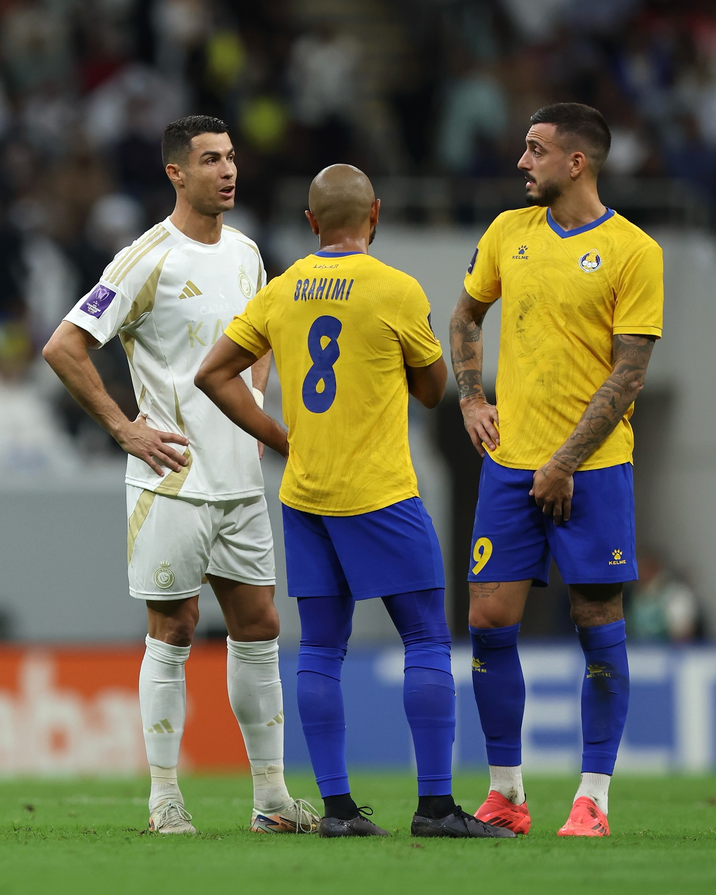 Joselu e Cristiano Ronaldo - Fonte: @qsl