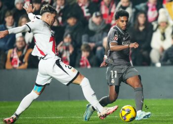 Real Madrid e Rayo Vallecano na LALIGA.