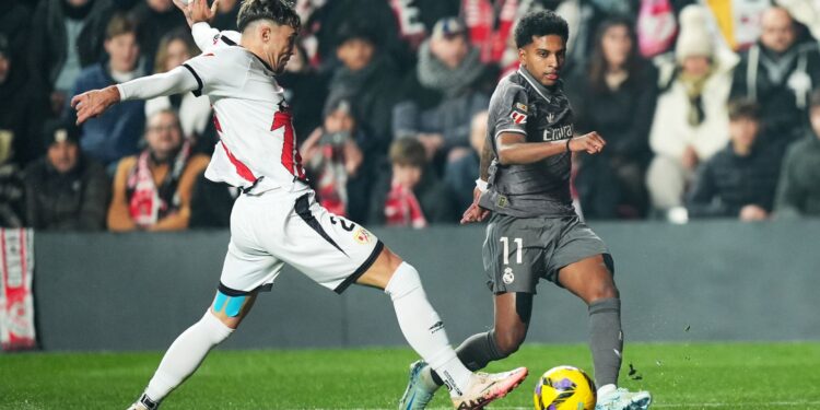 Real Madrid e Rayo Vallecano na LALIGA.
