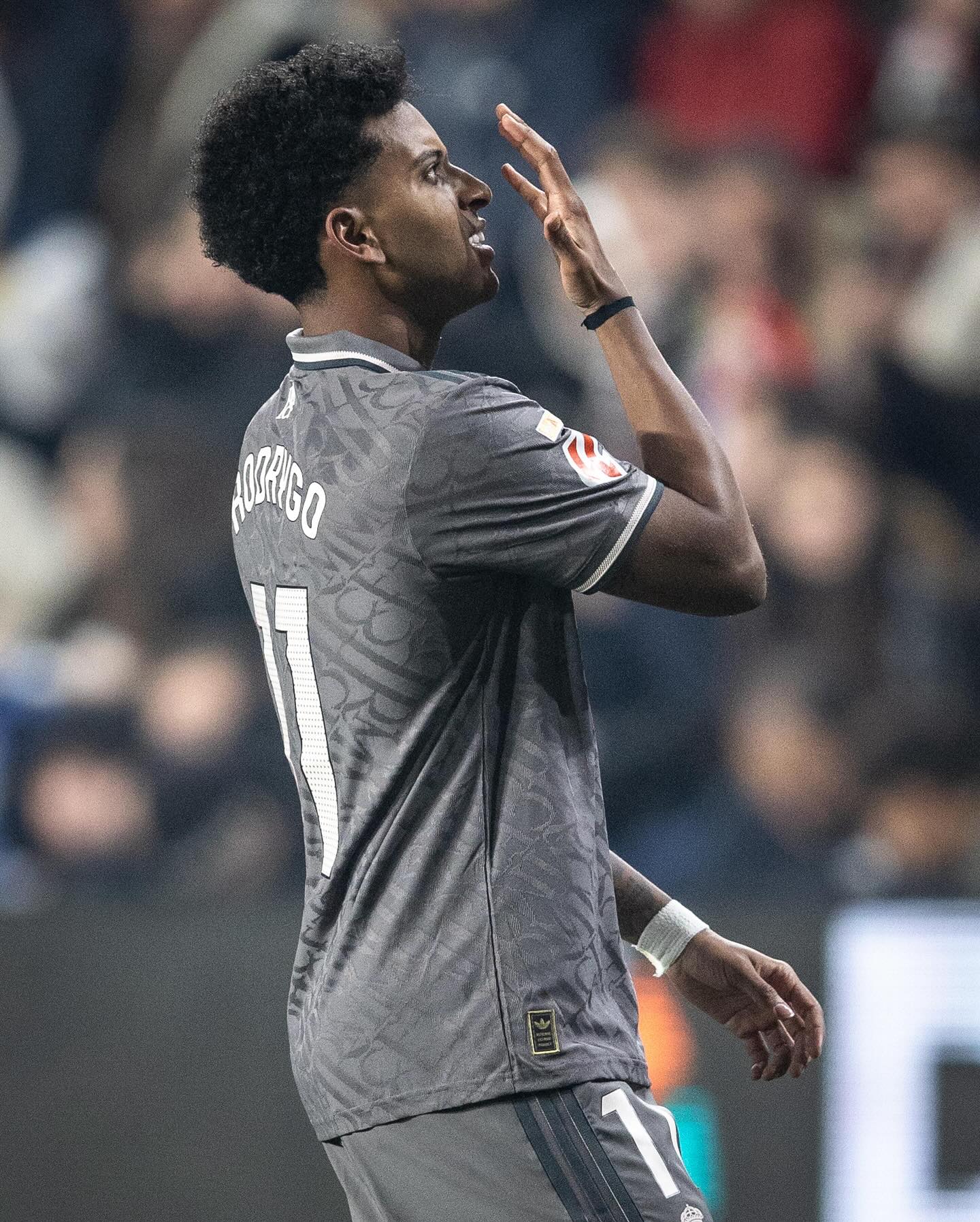 Nova comemoração de Rodrygo - Fonte: @rodrygogoes
