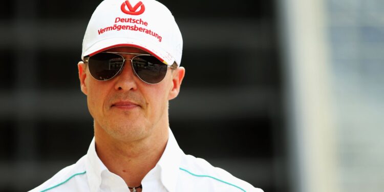 Michael Schumacher, em 2013, meses antes do acidente de esqui