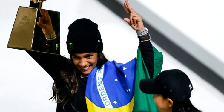 Rayssa no Super Crown de 2022.
