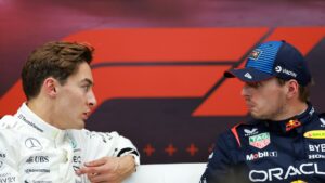 Max Verstappen e George Russell trocam farpas após o GP do Catar
