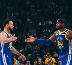 Dupla de jogadores do Warriors - Fonte: @warriors