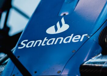 Publicação oficial da Williams sobre parceria com Santander - Fonte: @williamsracing