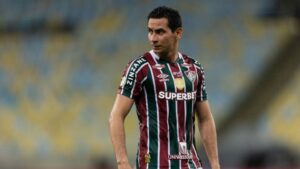Paulo Henrique Ganso, do Fluminense, durante partida contra o Fortaleza, válida pelo Brasileirão 2024
