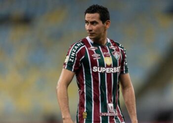 Paulo Henrique Ganso, do Fluminense, durante partida contra o Fortaleza, válida pelo Brasileirão 2024