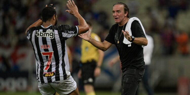 Hulk e Cuca juntos no Galo, em 2021