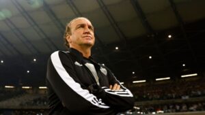 Cuca, técnico do Atlético-MG, antes de partida contra o Palmeiras, válida pela Libertadores de 2022