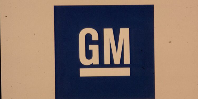 Logo da General Motors, fabricante automobilística