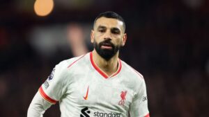Mohamed Salah, do Liverpool, durante partida contra o Nottingham Forest, válida pela Premier League