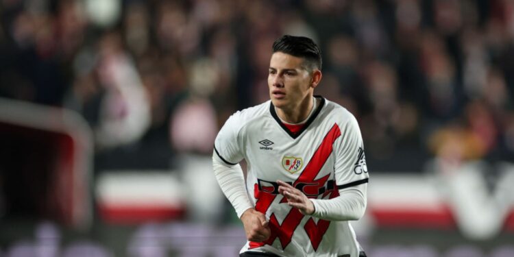 James Rodríguez, ex-jogador do Rayo Vallecano