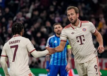 Kane deixou o dele em goleada do Bayern. Fonte: @fcbayern