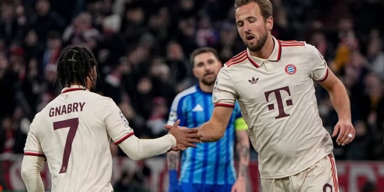 Kane deixou o dele em goleada do Bayern. Fonte: @fcbayern