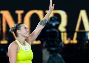 Aryna Sabalenka, tenista número um do mundo.