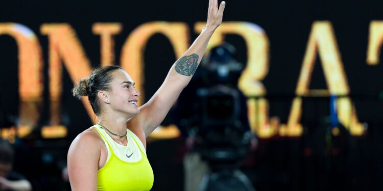 Aryna Sabalenka, tenista número um do mundo.