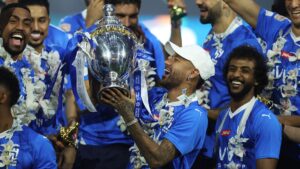 Neymar comemorando título pelo Al-Hilal