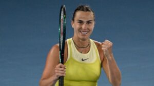 Sabalenka se mantém no Australian Open.