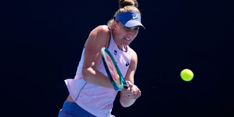 Bia Haddad no Australian Open 2025.