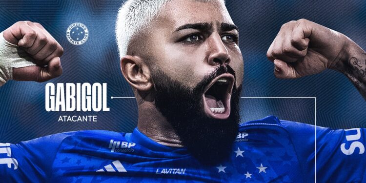 Publicação do Cruzeiro sobre contratação de Gabigol - Fonte: @cruzeiro