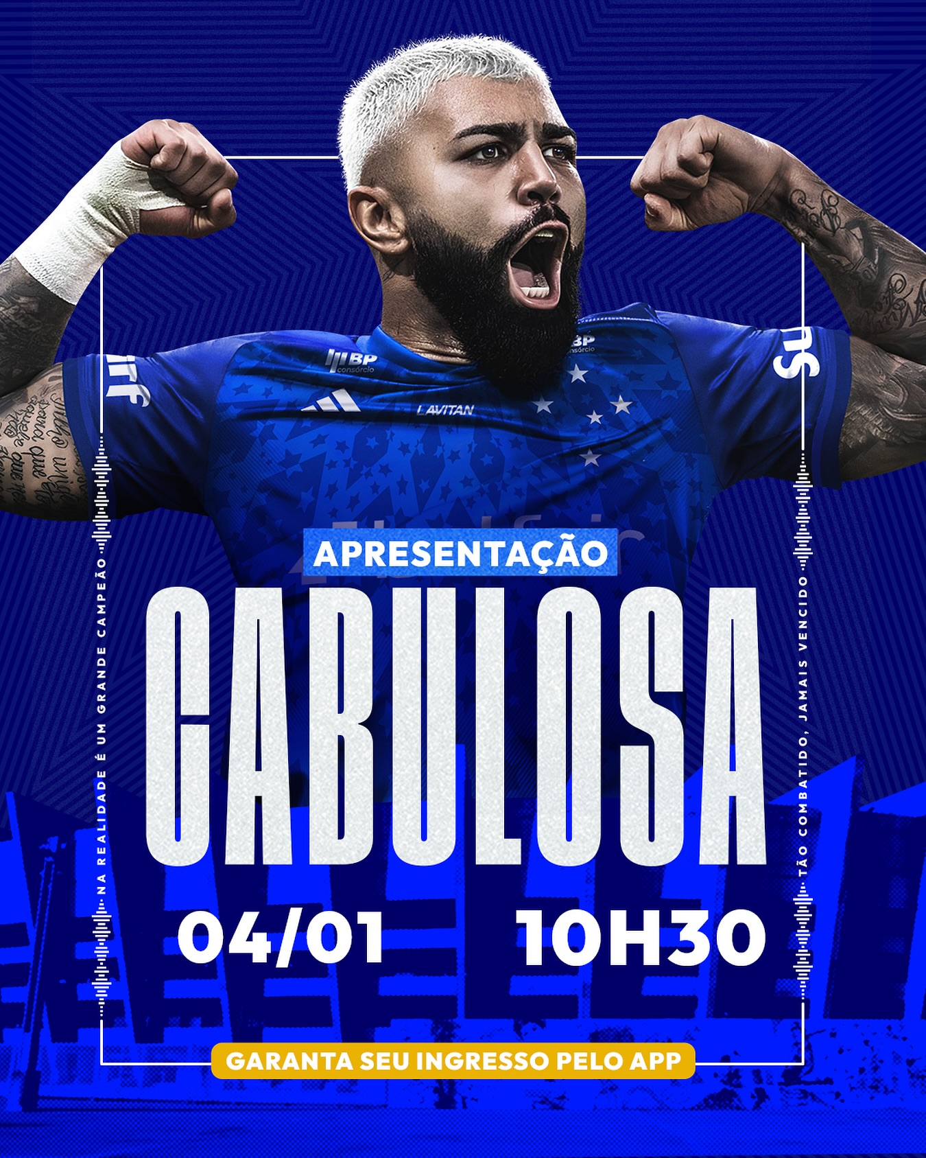 Publicação do Cruzeiro sobre contratação de Gabigol - Fonte: @cruzeiro
