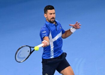 Djokovic em ação no ATP de Brisbane contra Gael Monfils